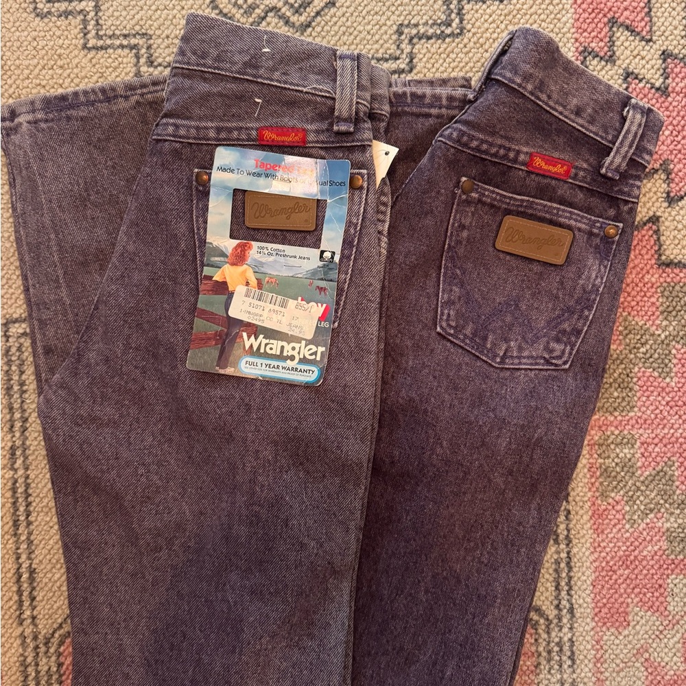 Vintage Wrangler Kids Jeans - rain washed